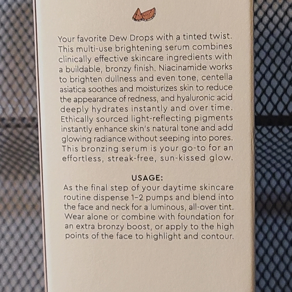 Glow Recipe Watermelon Glow Niacinamide Hue Drops Sun Glow NIB 1.35 Oz - Picture 4 of 12